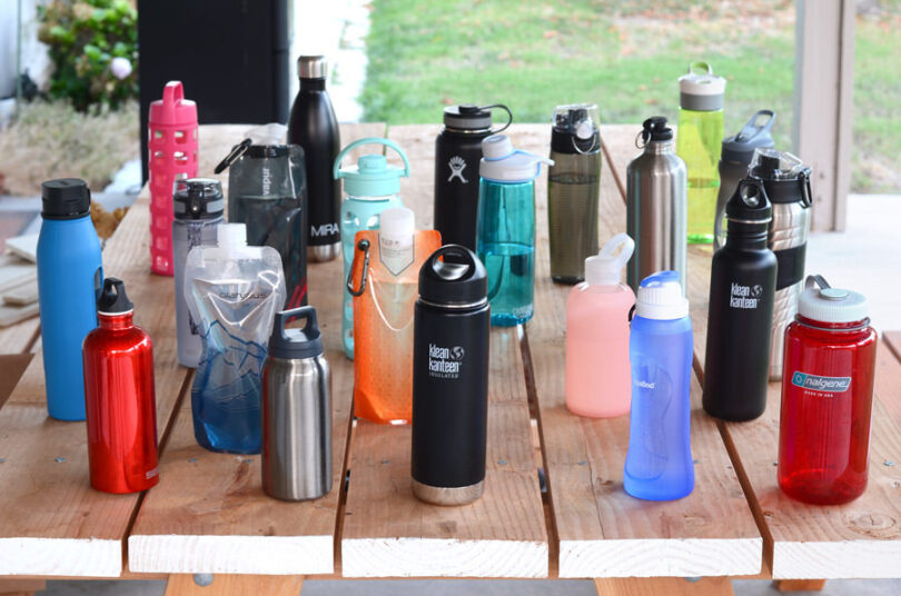 bottles water reusable bottle containers waste pitcher variety different zero filter brita cup lifestyle plastic ways storage steel table stainless