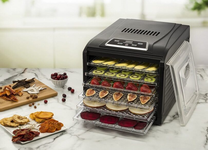 Best Food Dehydrator Reviews On Top Products The Market Food Dehydrator On Kitchen Counter