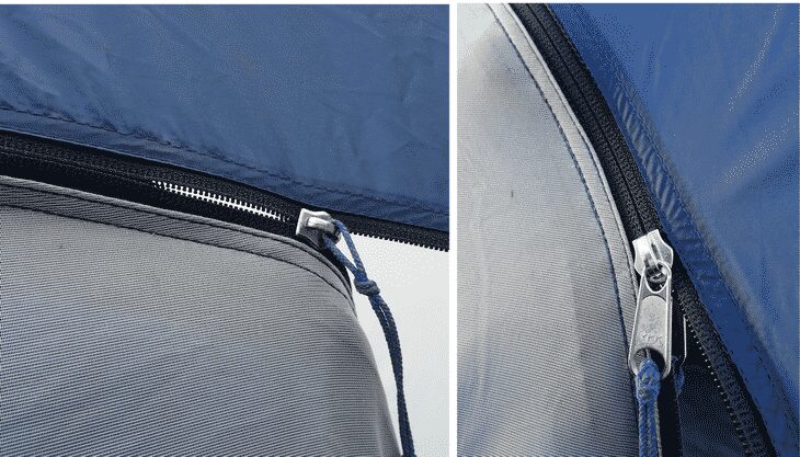 tent zip composite