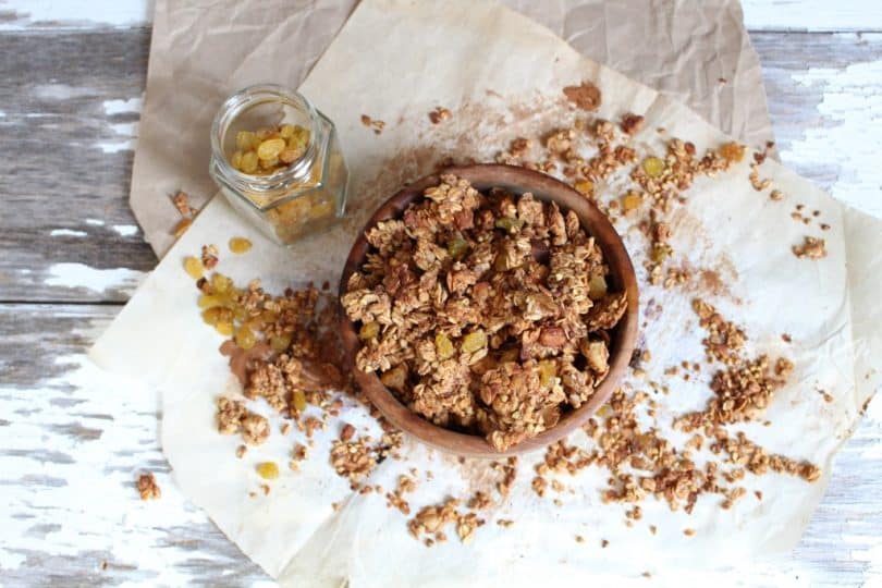 get this granola into your oven