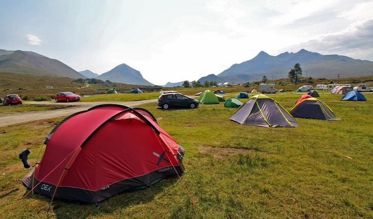 Picture showing a campsite