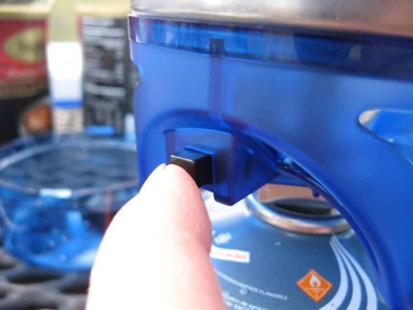 Jetboil Flash push-button igniter