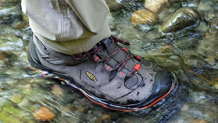 Keen's Durand boots provide solid water protection