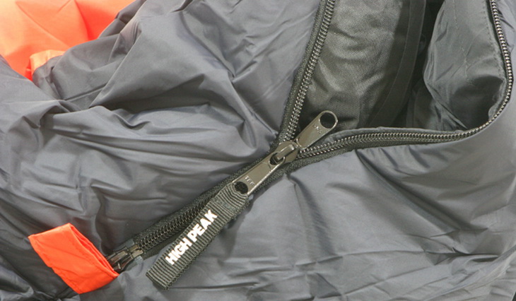 The two-way zippers are heavy duty