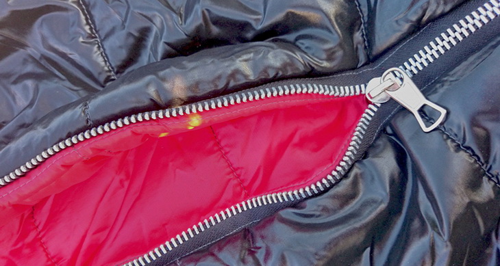 close-up sleeping-bag