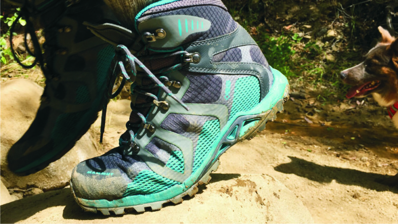 comfort of the hiking boots