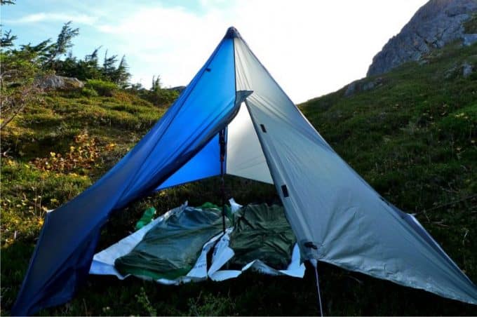 tarp-tent-for-hiking