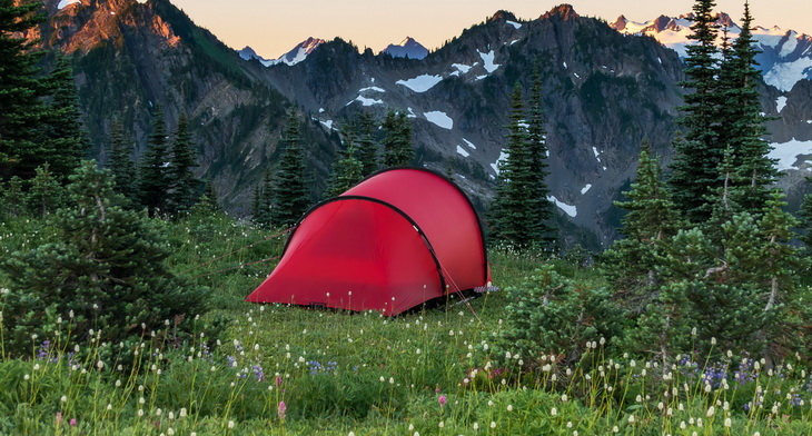 Hilleberg Anjan 2 Person Tent and mountains landscape