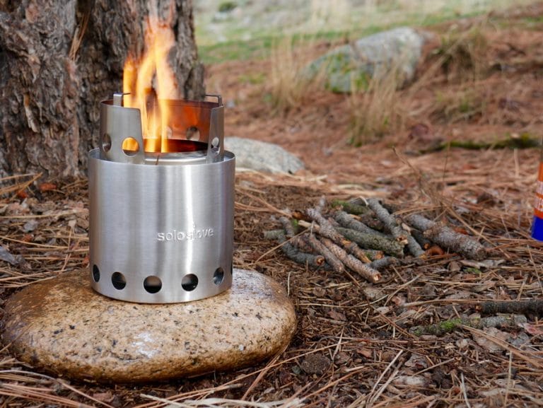 stole stove in nature