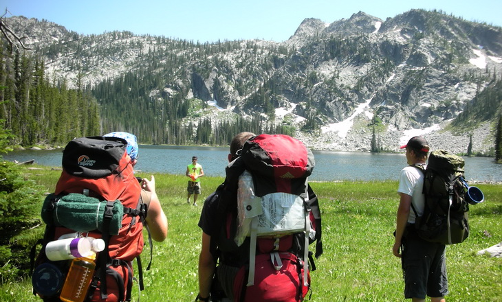 Backpacking Idaho with the group