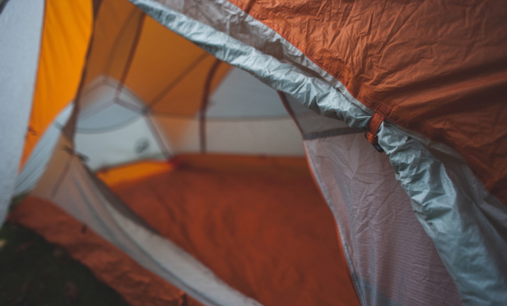 Close-up of Big Agnes Copper Spur UL2