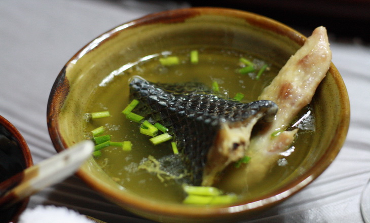Eating Snakes in a soup