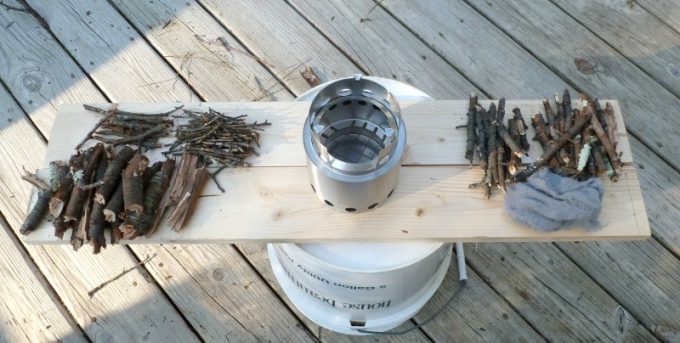Solo stove and fuel options