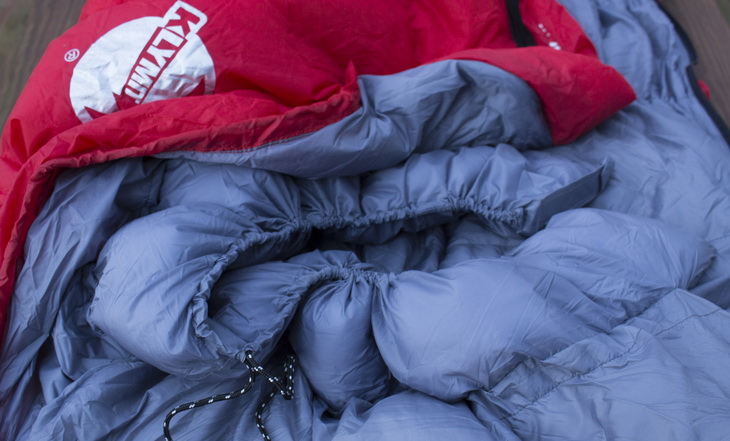 Close-up of Klymit KSB 20 Sleeping Bag