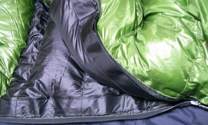 Close up of Western Mountaineering Puma Gore WS Sleeping Bag