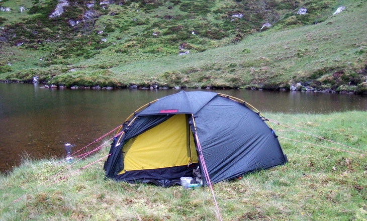 the best night's sleep for a long time and the tent felt nice and warm in the rising sun.