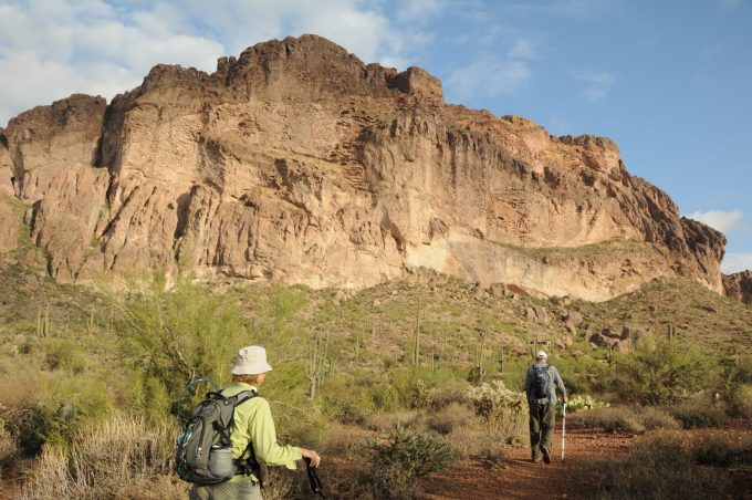 hikers on lost goldmine trail