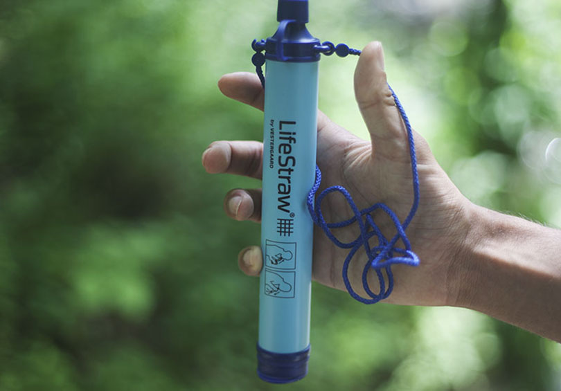 lifestraw hold in hand