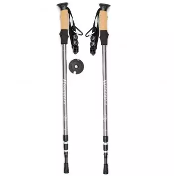 Anti Shock Telescopic Trekking Pole