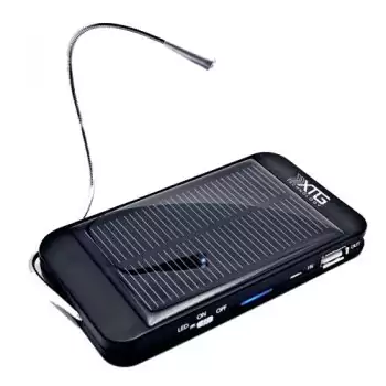 XTG Solar Charger, Compact Solar Powered Back Up Battery