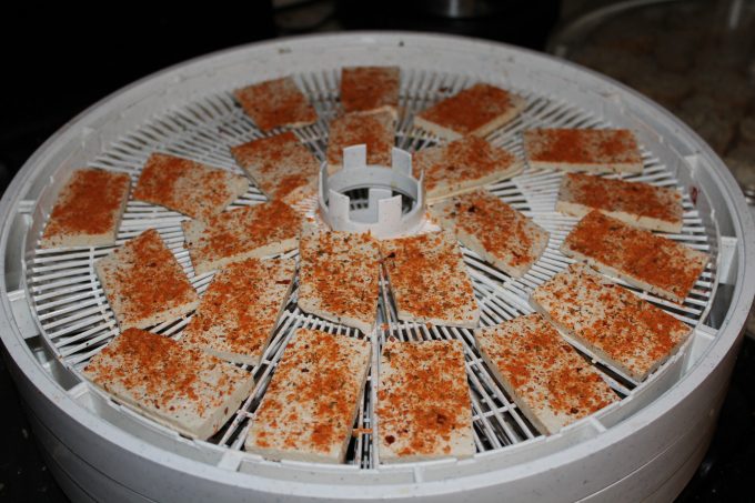 drying food in food dehydrator