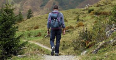 Away Backpack Hike Mountain Hiking Path Wanderer