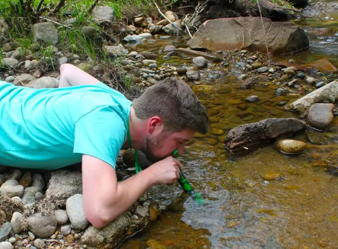 drinking water with filtration system