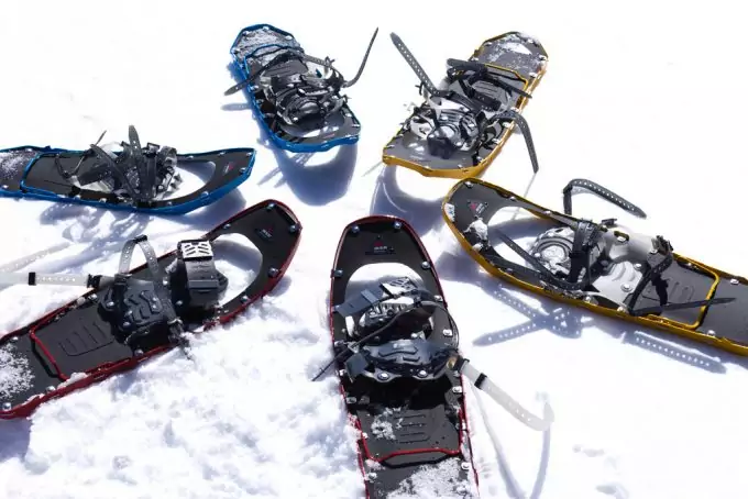 several types of snowshoes