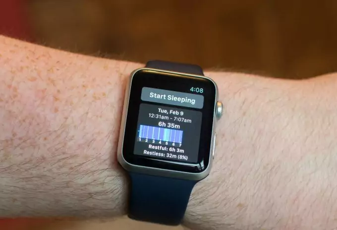 sleep tracker on apple watch