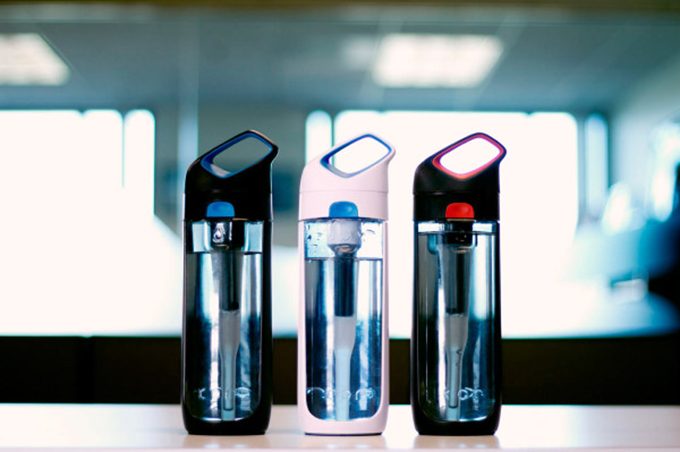 water bottle with Carbon filter