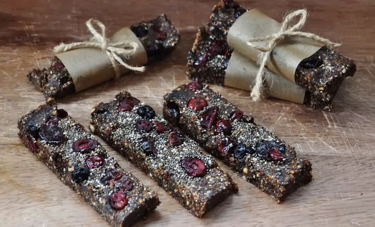 Cranberry Chia Energy Bars