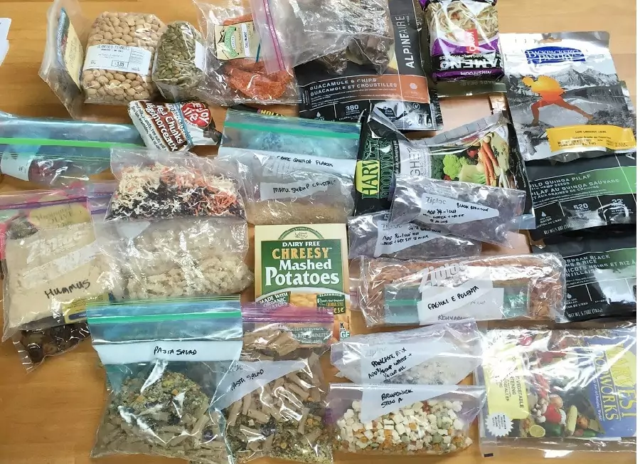 Dehydrated food for survival