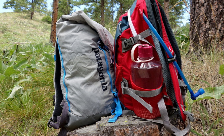 Deuter's Speedlite (right) and Ascensionist (left) daypacks