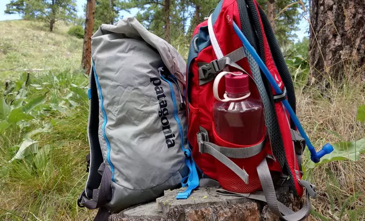 Deuter's Speedlite (right) and Ascensionist (left) daypacks