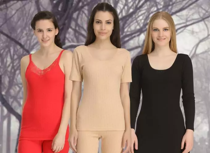 women in thermal underwear