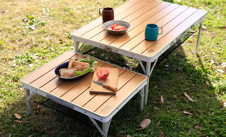 NT-BT03 bamboo table for camping