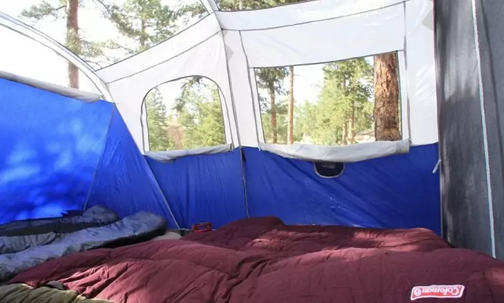 Ventilation of a tent
