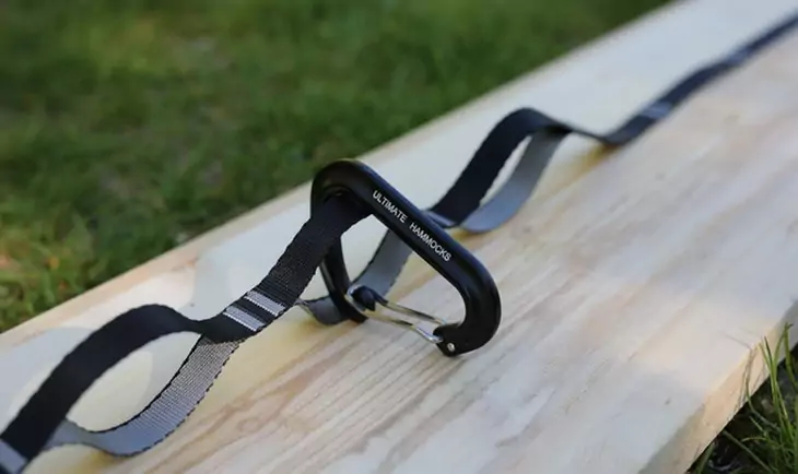 The Ultimate Strap for every hammock laying down on a wooden