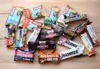 Some of the best energy bars at one place on a table