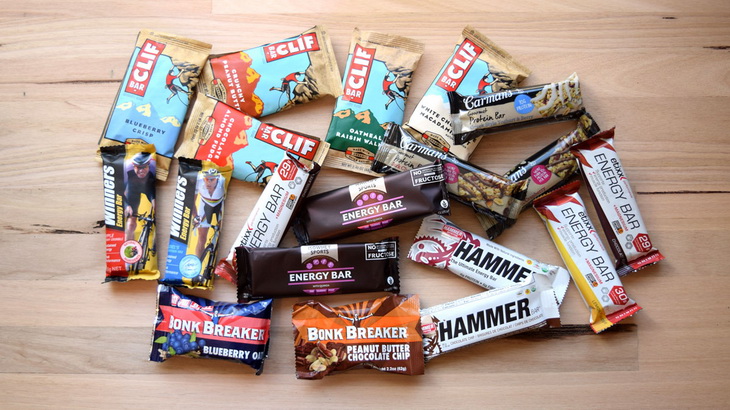 Some of the best energy bars at one place on a table