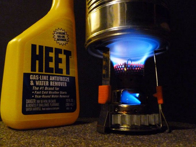 Yellow HEET Burning