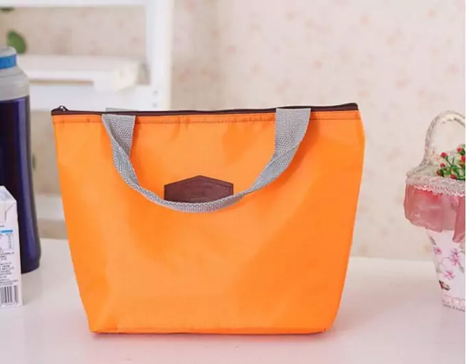 orange cooler bag