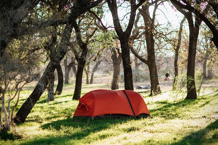 Quick tent set up