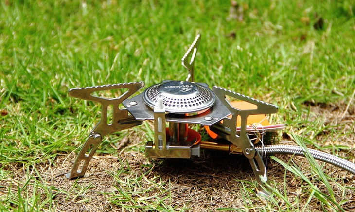 Stove-on-grass