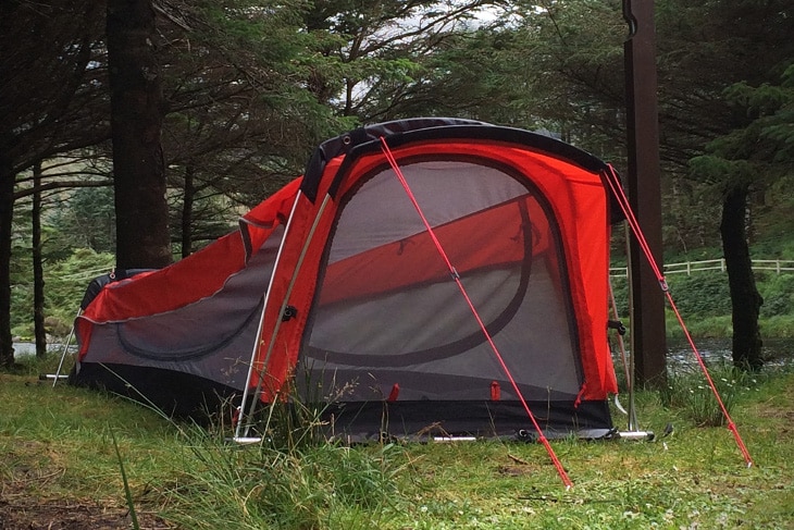 Tent set up