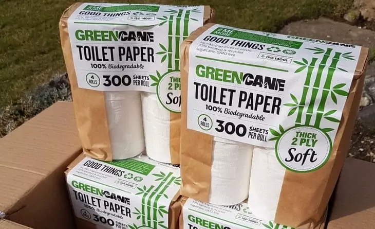 box of biodegradable toilet papaer