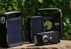 Eton Solar Radios outside in the sun