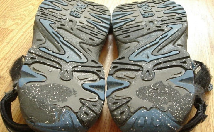 Close-up of sandals sole