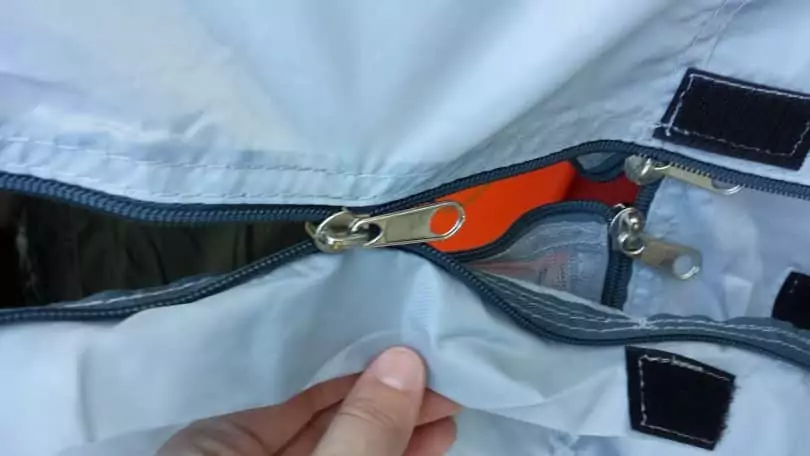 broken tent zipper