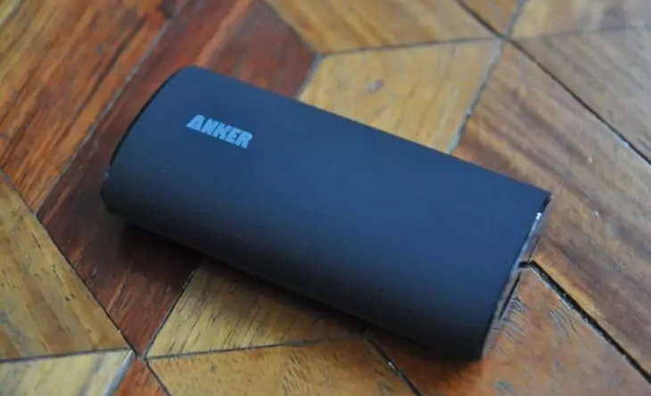 Anker smar phone charger on the floor